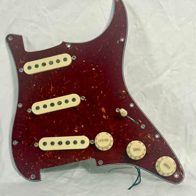 Fender Stratocaster Pickgaurd (LOADED) 2023  - Red Tortoise Shell image 2