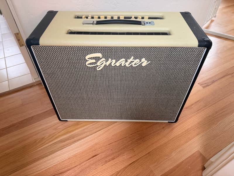 Discontinued | Egnater Rebel 30 212 Tube Combo | Black/Blonde | Low Hours image 1