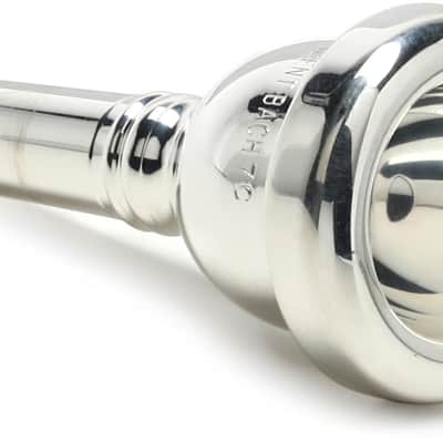 Bach 350 Classic Series Silver-plated Small Shank Trombone Mouthpiece - 7C image 1