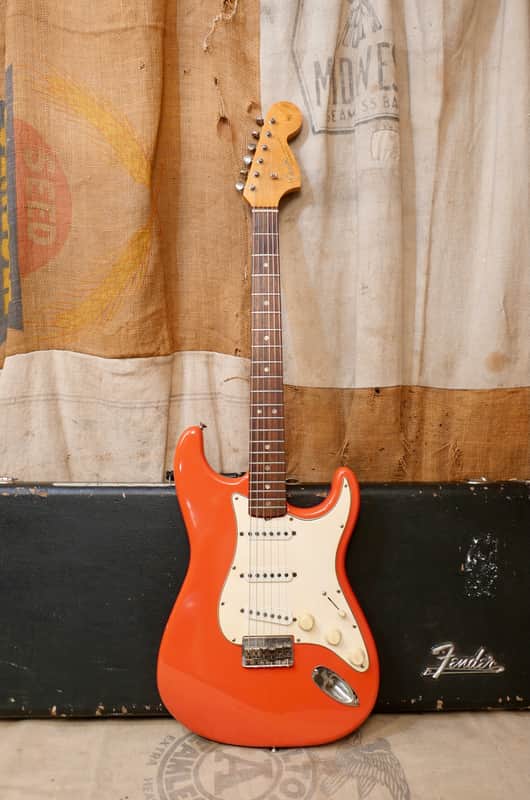 Fender Stratocaster 1966 - Fiesta Red - Refin image 1