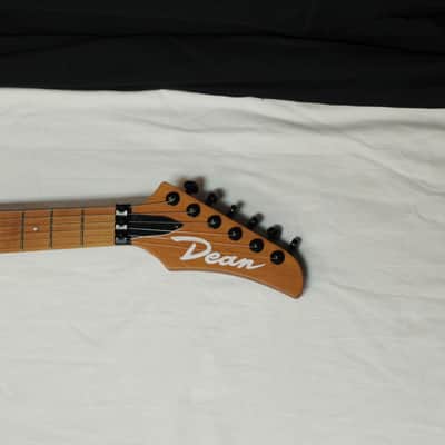 Dean Modern 24 Floyd electric guitar Roasted Maple Vintage Orange w/ Hard CASE image 5