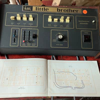 ARP Little Brother Analog Synthesizer Expander Module 1975 - 1977 - Black / Gold image 6