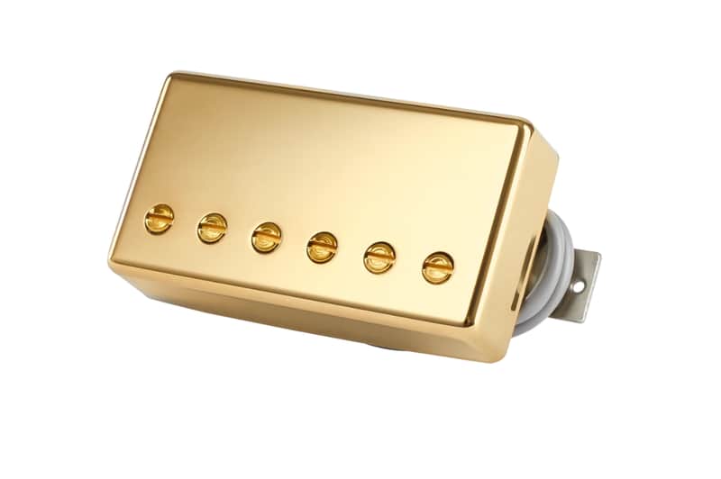 Gibson 498T Hot Alnico Pickup, Treble, Gold image 1