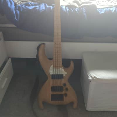 Huet 5 String Fretless Bass EMG Pick-ups 2014 - Natural image 1