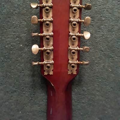 Vintage 70's Aria 12-String Acoustic Guitar MIJ Matsumoku + Case image 7