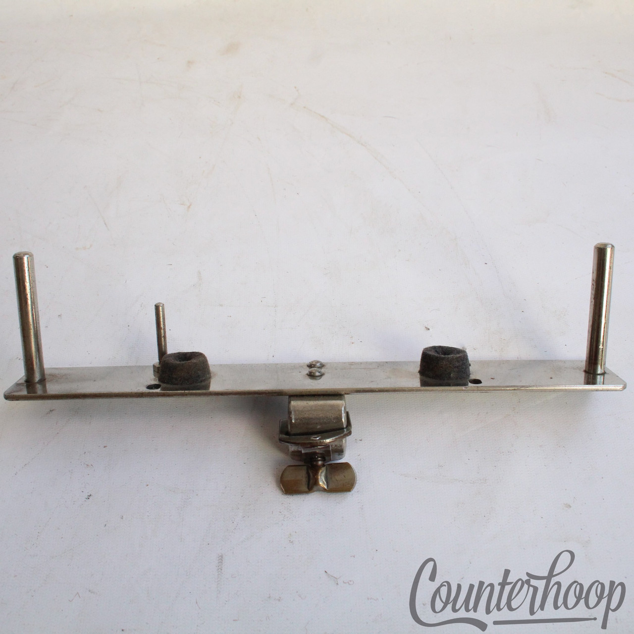 Ludwig Double-Cowbell+Wood Block Mount Bass Drum Clamp-On Hoop Walberg& Auge W+A — main photograph