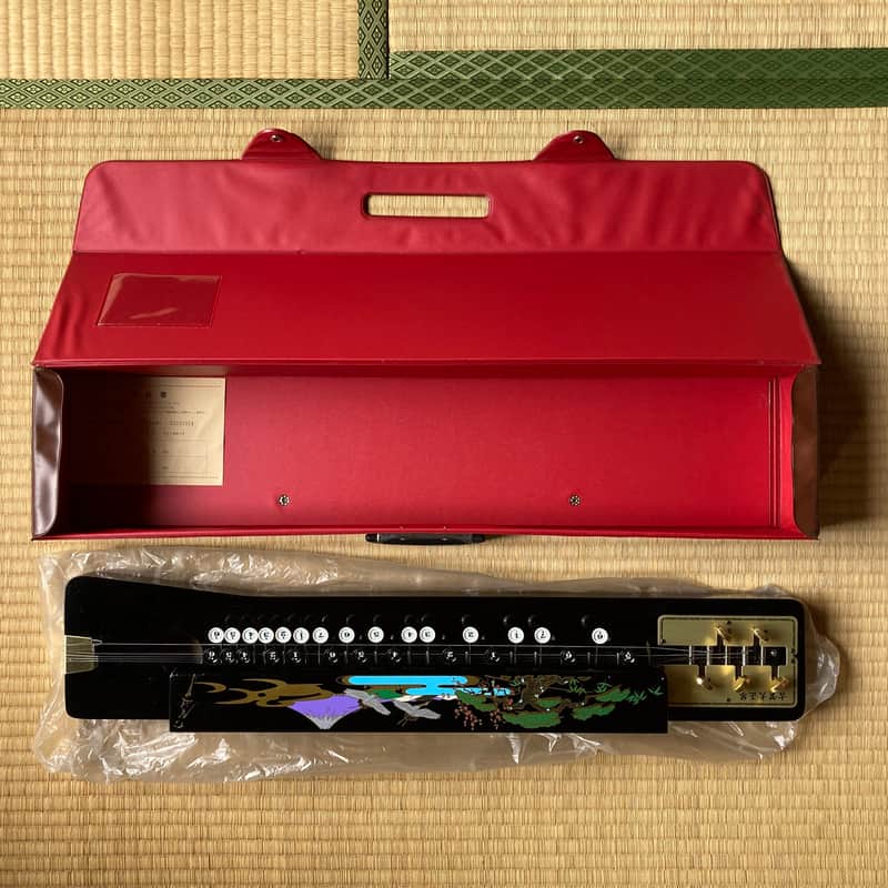 ☆ Suzuki Taishogoto ☆ Nagoya Harp ☆ Traditional Japanese Stringed Instrument + Travel Case ☆ image 1