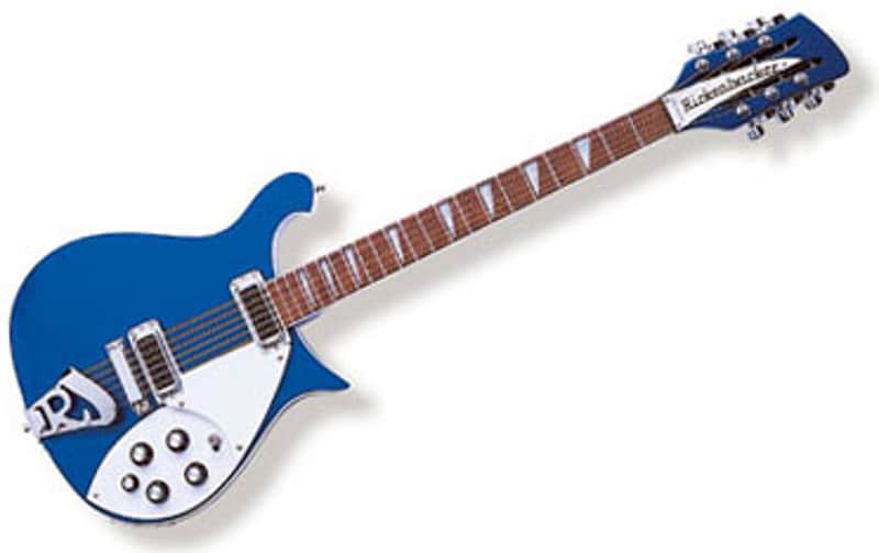 Rickenbacker 620/12 Midnight Blue Deluxe, 12 String, 21 fret, 2 pickups, wired for stereo 620/12 MID image 1