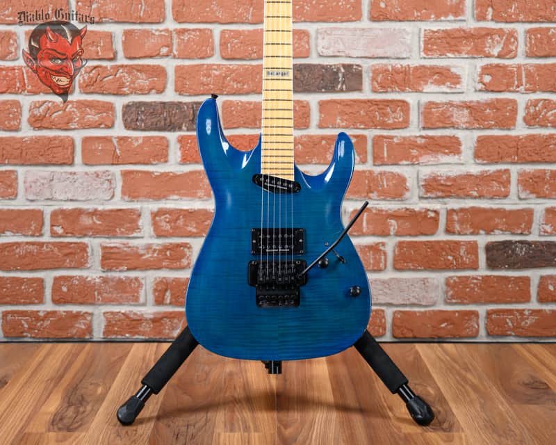 Belanger Guitar Company Custom Shop SM-1 Prototype Transparent Blue 2000s w/Gigbag image 1