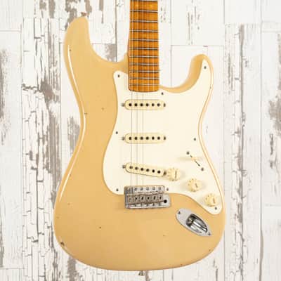 Fender Custom Shop Roasted Journeyman Relic '55 Stratocaster - 2017 NAMM Limited Edition - Desert Tan image 3