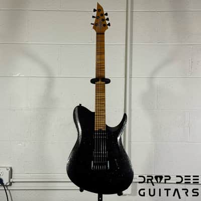 Balaguer USA Series Seraph Modern Electric Guitar w/ Case (524) - Gloss Metallic Black image 2