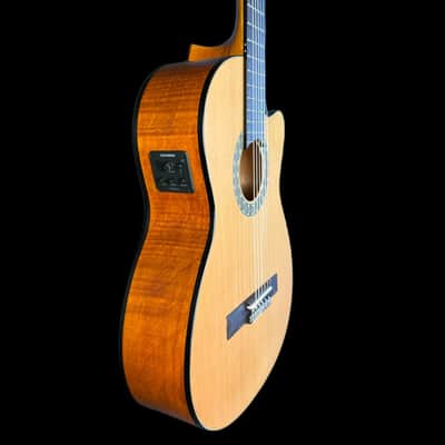 Santos Martinez SM500CE Electro-Acoustic Classical Guitar image 4