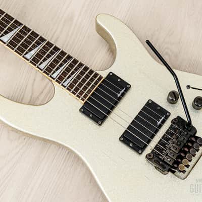 1990 Charvel by Jackson Soloist SL-140-HH Neck Through Platinum Pearl w/ Floyd Rose image 7