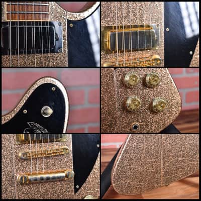 Gibson Custom Shop Original Firebird V 1 of 1 Gold Sparkle NAMM 1991 Owned by G.E. Smith / Signed & Dated by Tom Murphy w/OHSC image 13