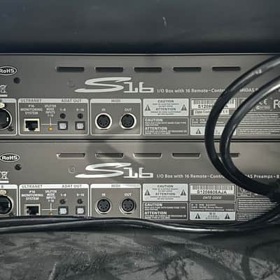 Behringer S16 Digital Snake IO Box 16-Input 8-Output 2015 - Present - Black (2 units) image 3