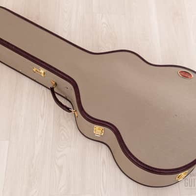 Harvey Leach Cutaway Acoustic Archtop 18" Carved Top, Spruce & Tiger Maple w/ Case image 20