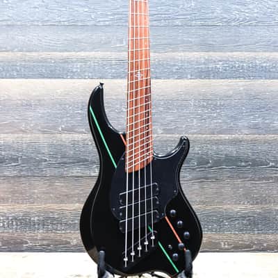 Dingwall JT-3 John Taylor Signature 5-String Metallic Black Electric Bass w/Bag image 2