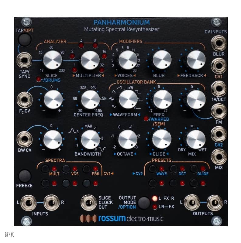 Rossum Electro-Music Panharmonium BLACK (BPNYC) image 1