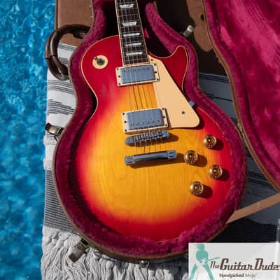 1998 Gibson Les Paul Standard - Yamano Export w COA - Heritage Cherry Sunburst - Pro Set Up w Perfect Frets/Action/Intomation! image 7