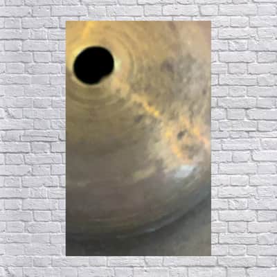 Elton Vintage 11 Inch Hi Hat Cymbal Pair image 3