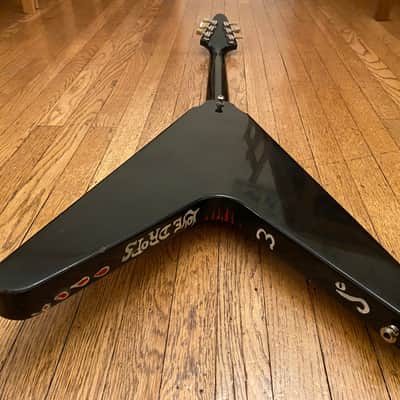Gibson Flying V RARE! - Jimmi Hendrix Love Drops Artist Hand Painted Custom 1990’s image 11