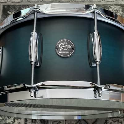 Gretsch Renown 6.5X14” Satin Antique Blue Burst Snare Drum RN2-65145-SABB image 1