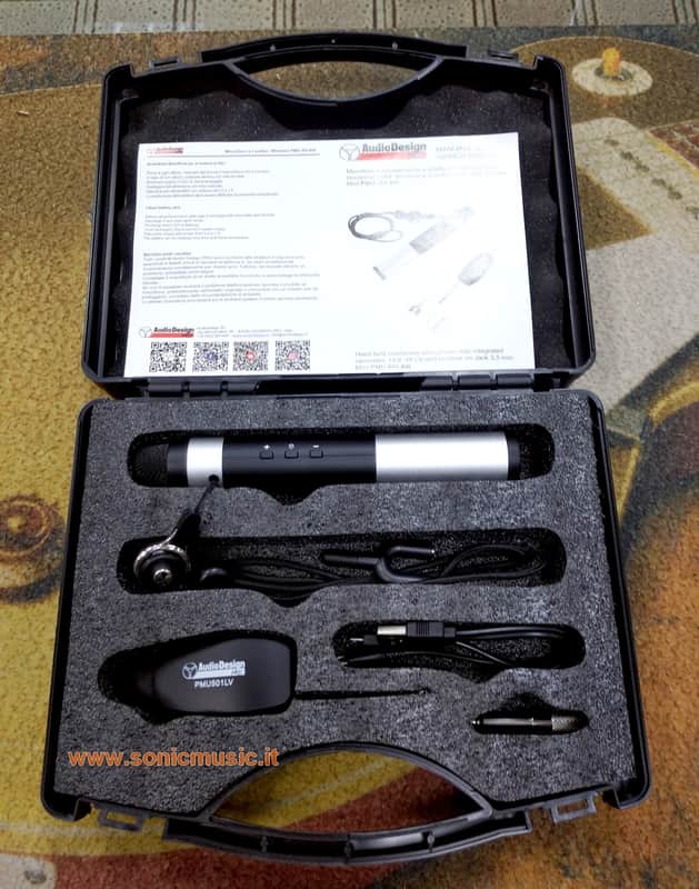 AudioDesign Pro PMU 501 AN - Microfono a condensatore con ricevitore JACK wireless image 1