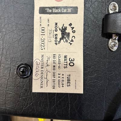 2026 Bad Cat 30 Mod Shop Edition 1x12 Combo w/cover image 13