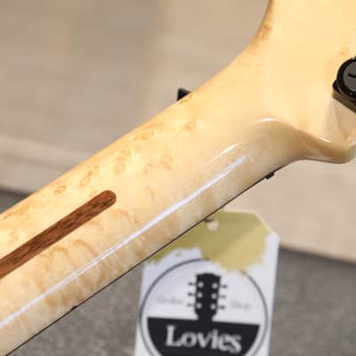 2003 Fender Custom Shop Showmaster Neck Thru Electric Guitar Birdseye Blue Quilt + OHSC image 18