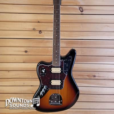 2025 Fender L/H Kurt Cobain Jaguar with Fender G&G-style Hard Case - 3-Color Sunburst, Gotoh Tuners, 8lbs 7oz image 2