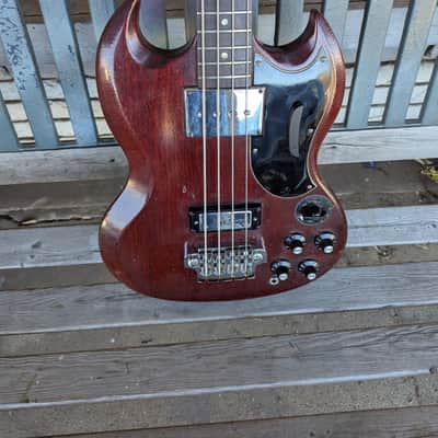 Gibson EB-3 1967- Cherry Red image 15