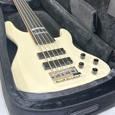 Sadowsky MetroExpress 24-Fret Modern Maple Board 5-String Electric Bass Guitar - Olympic White image 12
