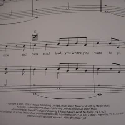 Collection of 4 Rascal Flatts Sheet Music 2004-2006 image 13