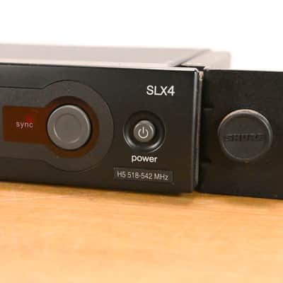 Shure SLX4 Wireless Receiver - H5 Band: 518-542 MHz (NO POWER SUPPLY) CG01YDP image 4