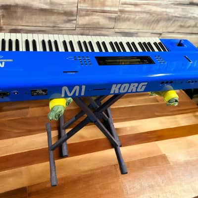 Korg M1 61-Key Baby Blue Color Finish – Limited Custom Edition – White Lettering image 5