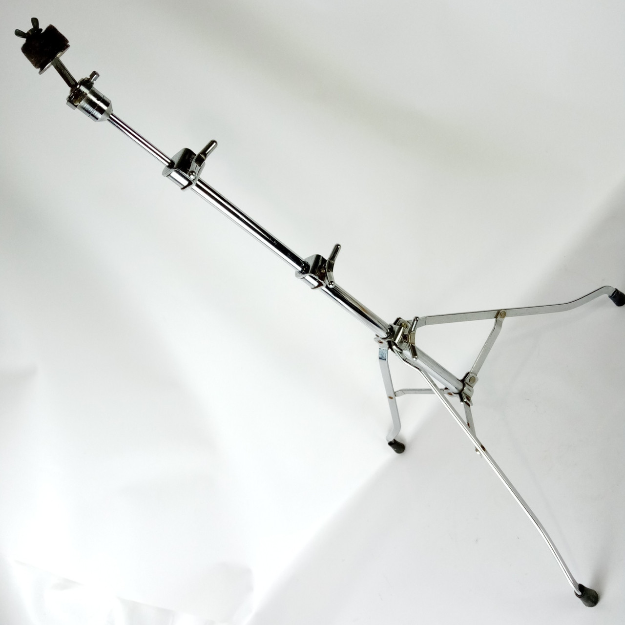 Rogers Fullerton Swan-Leg Straight Cymbal Stand Powertone Vintage 70s Chrome USA — main photograph