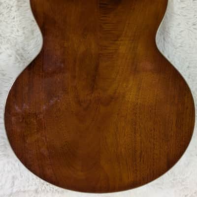 Eastman T186MX-GBK 335 style electric guitar in Goldburst with Gator case image 3