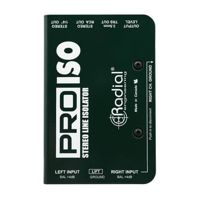 Radial Pro-Iso +4dB to -10dB Converter and Isolator image 1