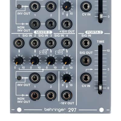 Behringer 297 Dual Portamento/CV Utilities Eurorack Synthesizer Module image 2