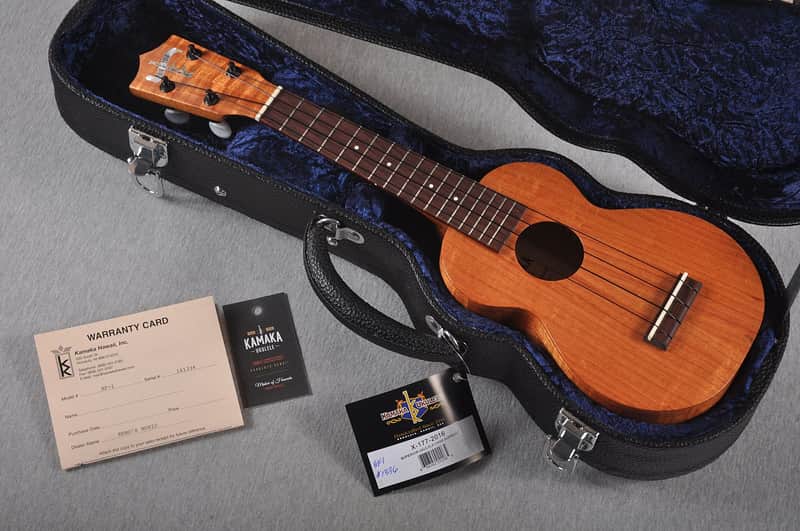 2016 100th Anniversary Kamaka Soprano Ukulele HF-1 Hawaiian Koa Uke - Made in Hawaii image 1