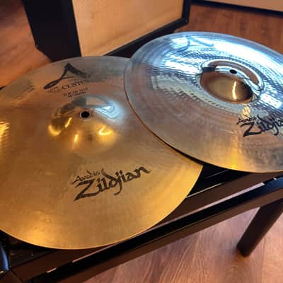 Zildjian 14" A Custom Hi-Hat Cymbals (Pair) 1991 - Present - Brilliant image 2