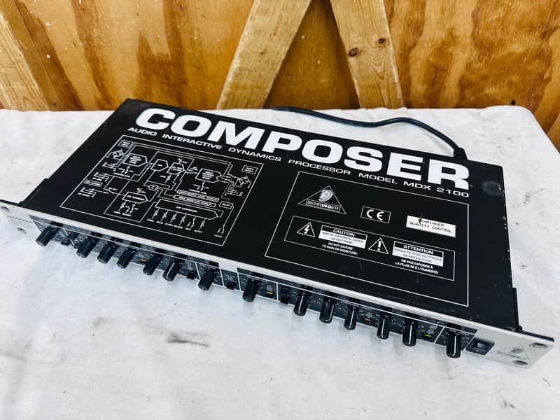 Behringer MDX 2100 Composer Audio Interactive Dynamics Processor - working image 1