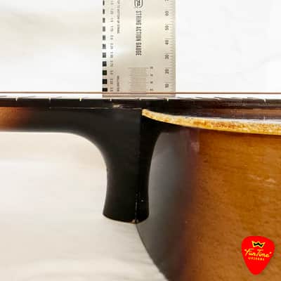 1960s Lignatone Parlor Guitar Vintage Brownburst Acoustic – Made in Czechoslovakia – “Bo” image 21