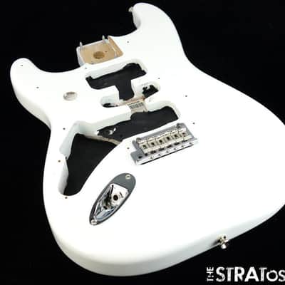 LEFTY Fender Player Stratocaster Strat BODY +  HARDWARE Stratocaster Polar White image 2