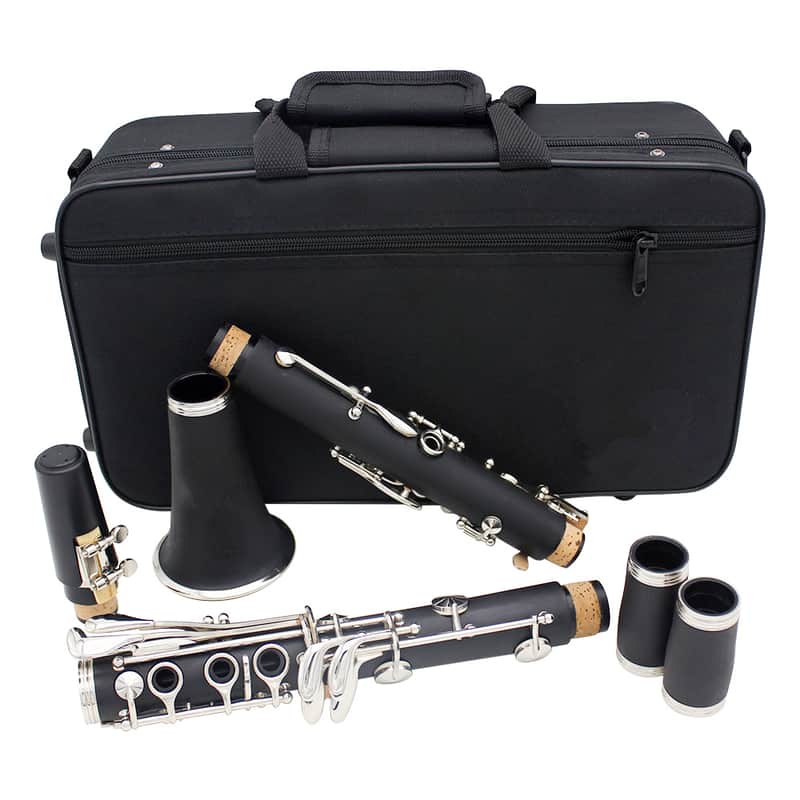 Zweiss, Germany, Boehm System Intermediate Teacher-Approved Bb Clarinet with Silver Hardware. USA TARIFF INCLUDED image 1
