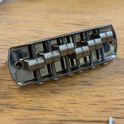 Staytrem V2 Revised Wide Fender Bass VI Bridge 55mm Spacing 9.5" Radius Offset image 2