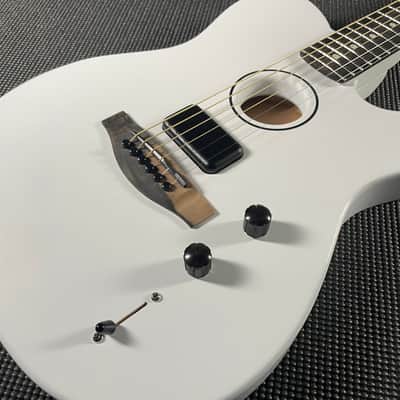 Fender Limited FINNEAS American Acoustasonic Telecaster - Satin Arctic White image 10