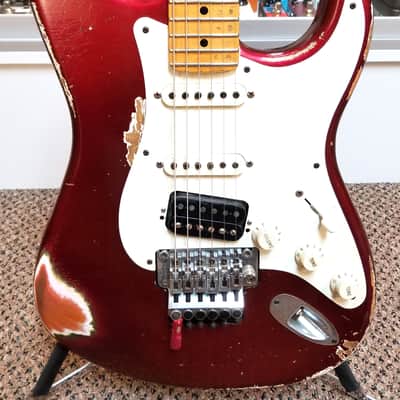 used 2012 Fender Custom Shop Greg Fessler Masterbuilt 1956 Stratocaster Relic HSS Floyd Rose, Excellent Condition with OHSC! image 10