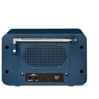 Crosley CR3036D Tribute Vintage Style AM/FM Radio With Bluetooth - Navy-NEW image 12