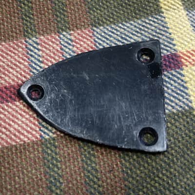 Black Vintage Framus Star Bass Small Truss Rod Cover Plate image 2